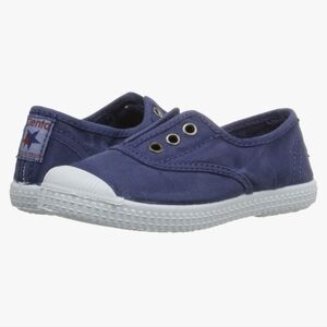 NEW - NWT Cienta Kid's Washable Unisex Slip On Sneakers; 100% BIO DEGRADABLE